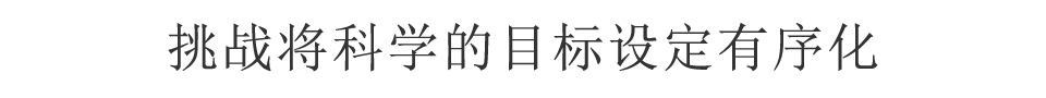 挑战将科学的目标设定有序化