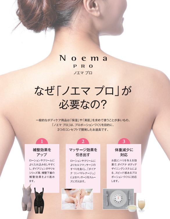 ノエマ プロ – 補整下着(補正下着)で理想のプロポーション